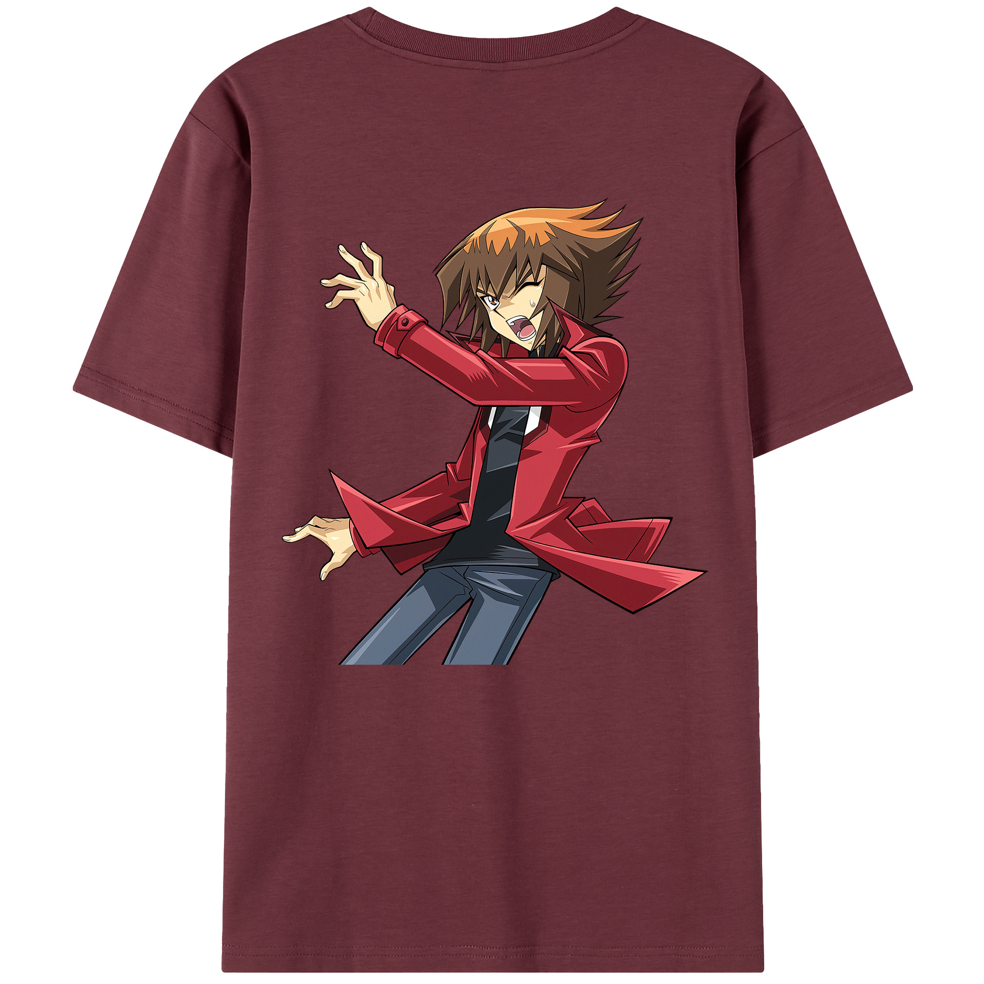 （画像用） 遊☆戯☆王 Yu-Gi-Oh! 綿100％半袖Tシャツ（背面プリント）